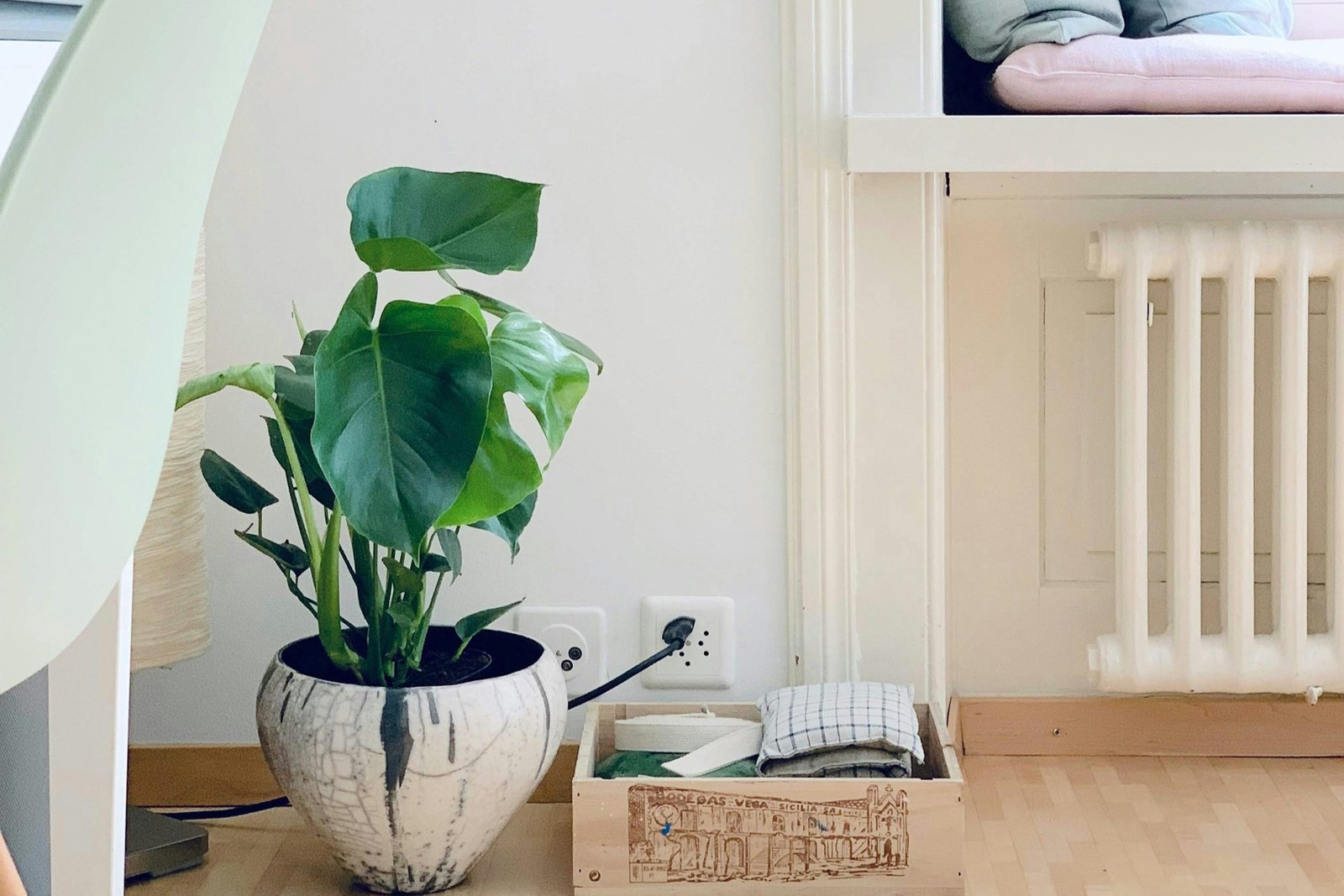 Heizkörper im Wohnraum